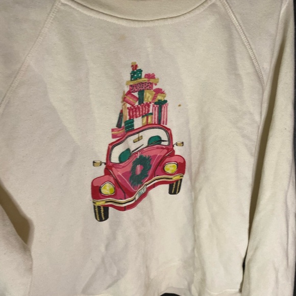 Women's Festive Car Print Sweater - Picture 1 of 14